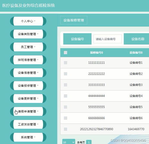 构建智慧医疗新生态 SpringBoot驱动的医疗设备巡检与医院人事办公一体化系统